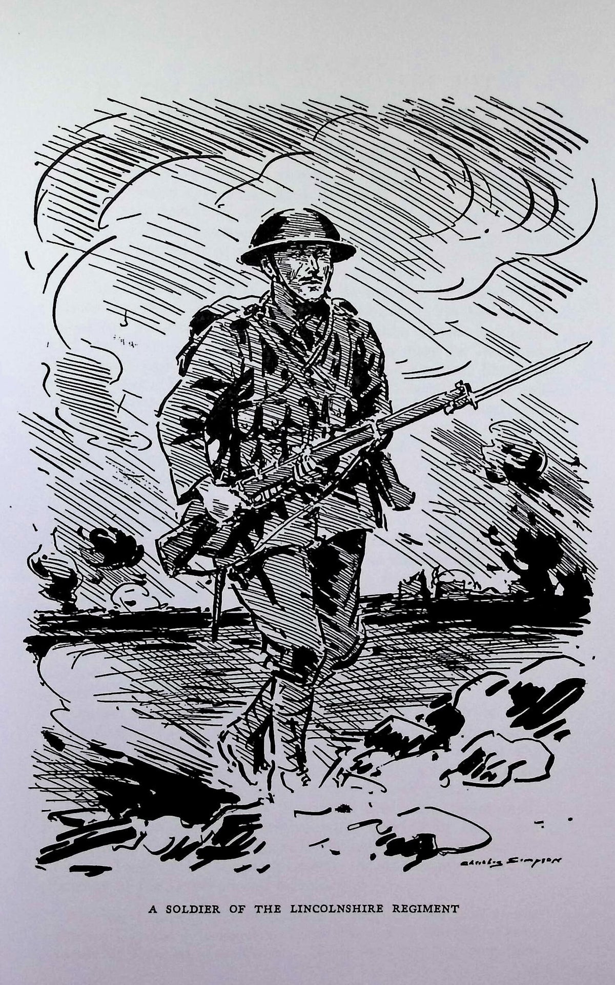 The History of The Lincolnshire Regiment 1914-1918 by Simpson: NEW 2002 Softcover Trade SB