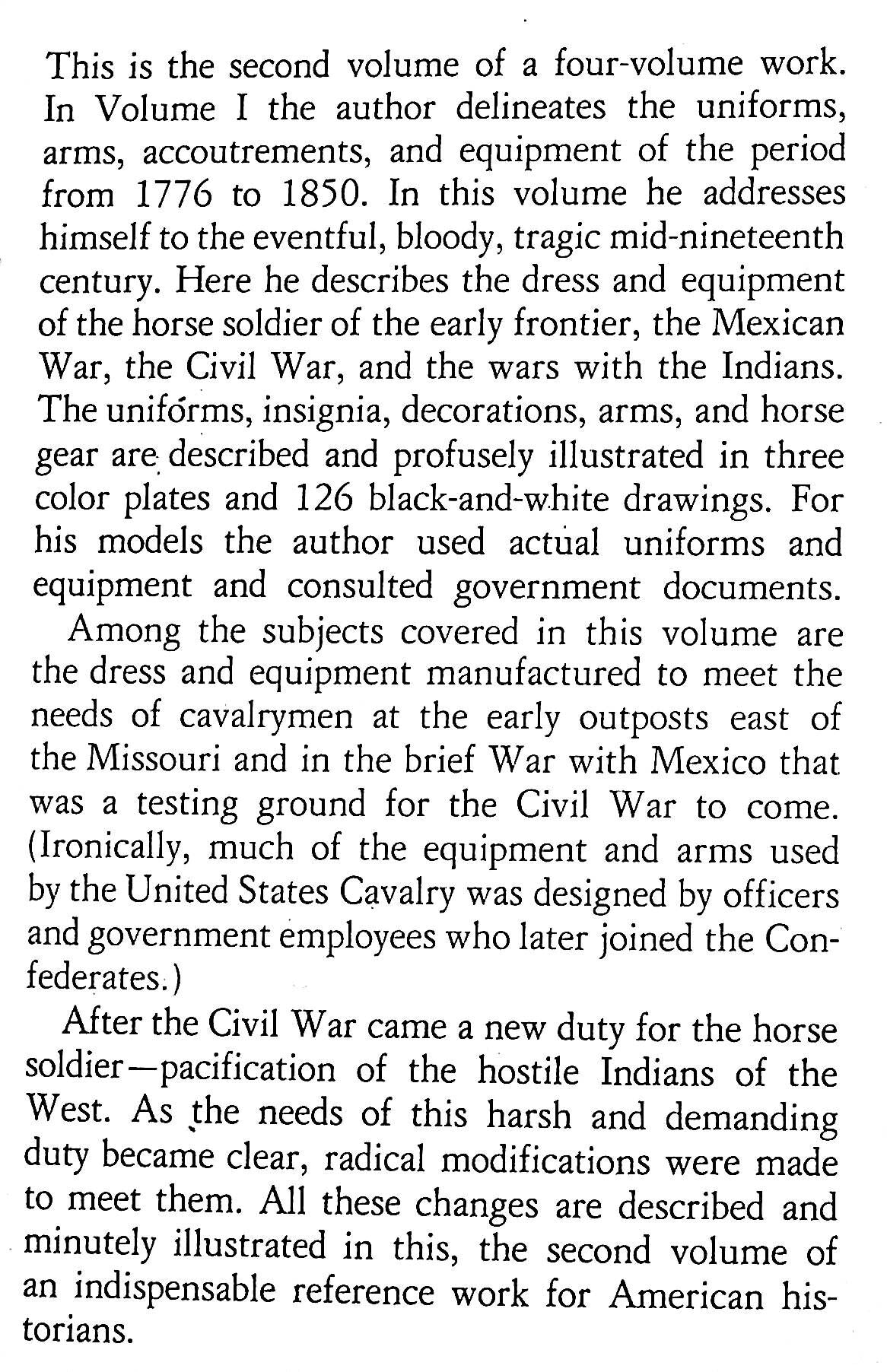 The Horse Soldier 1776-1943: Vol. II 1851-1880 by Randy Steffen: NEW 1987 Univ of Oklahoma