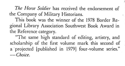 The Horse Soldier 1776-1943: Vol. II 1851-1880 by Randy Steffen: NEW 1987 Univ of Oklahoma