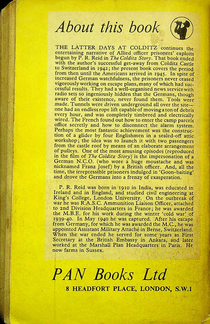 The Latter Days at Colditz by Pr Reid: 1955 Paperback
