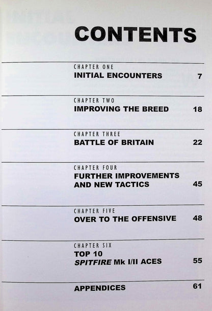 The Legendary Spitfire Mk I/II 1939-41 by A Price: NEW 1999 First Ed Softcover Trade PB