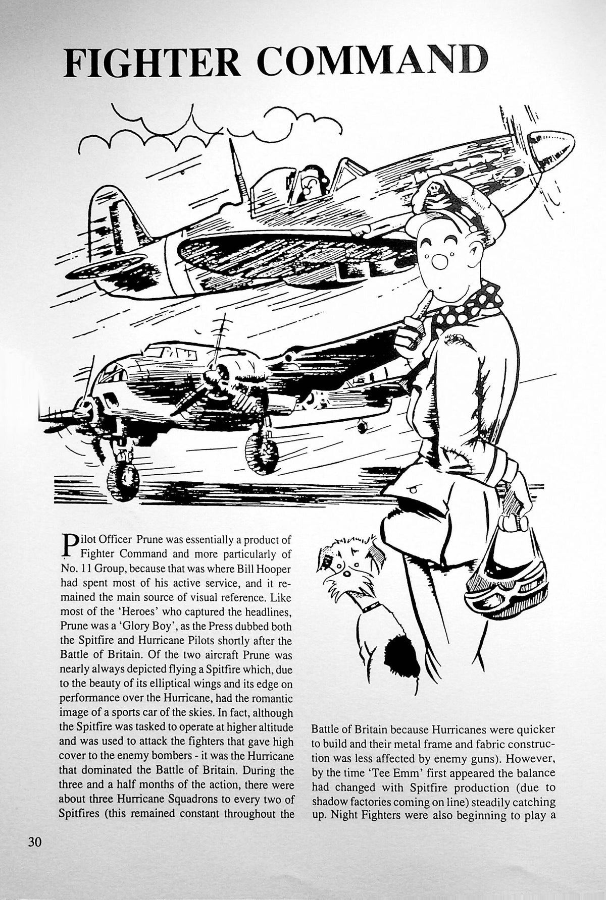 The Life and Times of Pilot Officer Prune: Tim Hamilton 1990 1st Ed Cardback Very Good