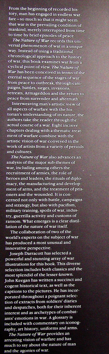 The Nature of War: Keegan, Darracott 1981 First Edition Hardback Good