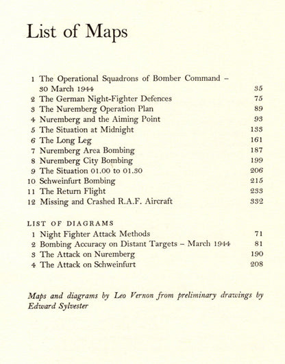 The Nuremburg Raid, a Detailed Re-enactment by Martin Middlebrook: 1980 Hardback