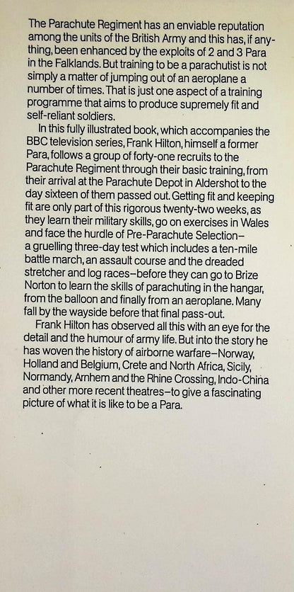 The Paras by Frank Hilton: NEW 1983 First Edition Hardback