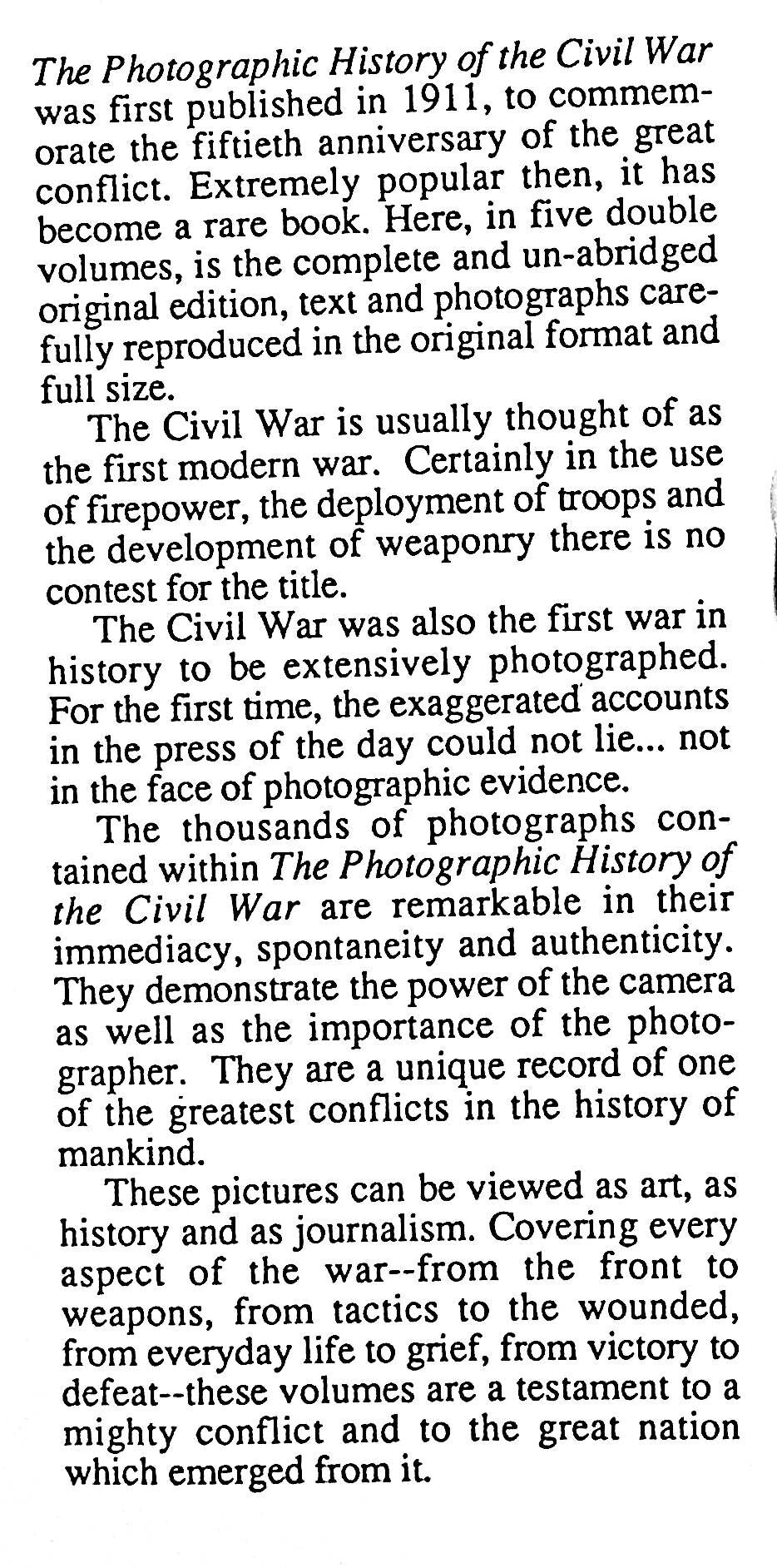 The Photographic History of the Civil War #II: The Decisive Battles; The Cavalry