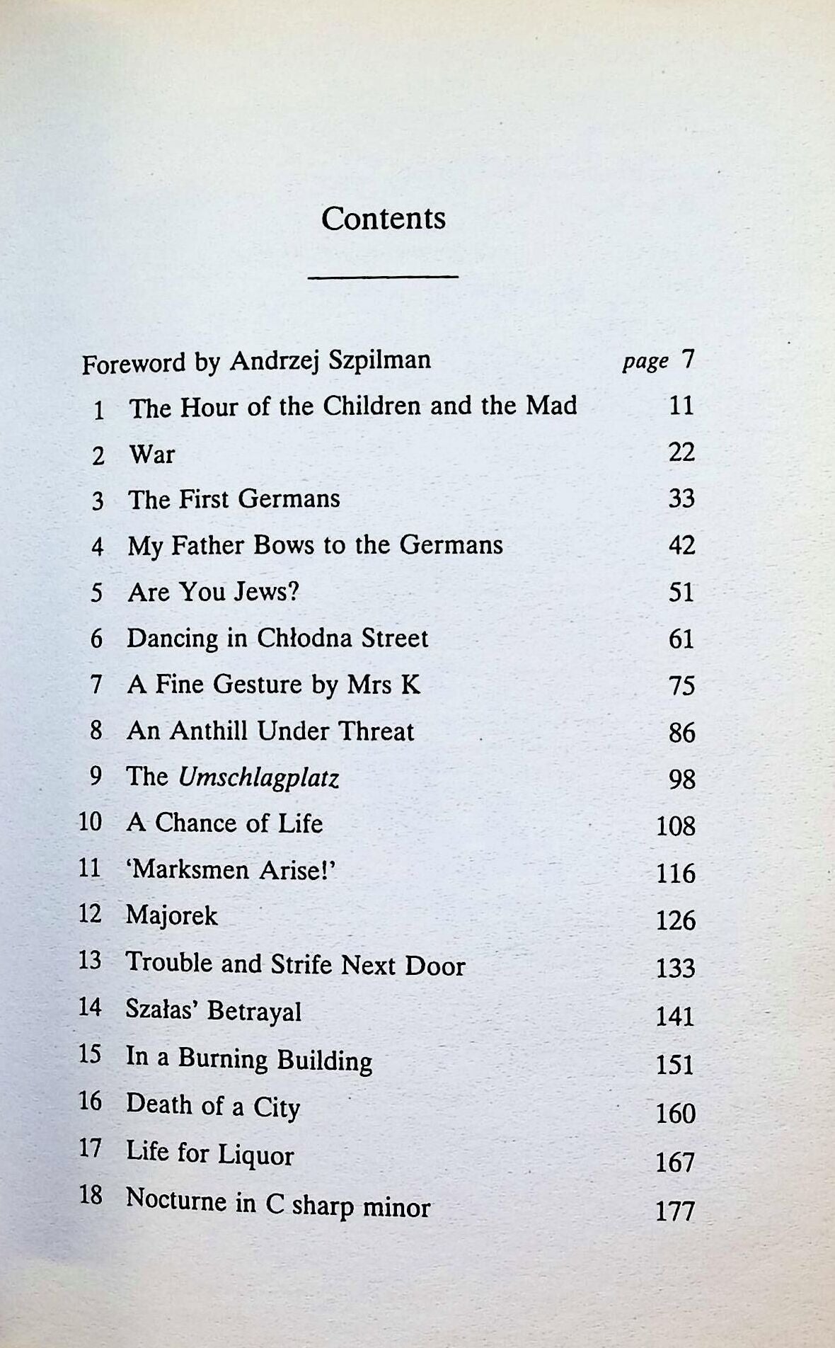 The Pianist; Survival in Warsaw 1939-45: by Wladyslaw Szpilman 2002 Paperback