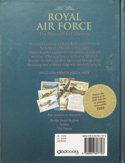 The Royal Air Force , The Memorabilia Collection: D Curnock 2012 hardback