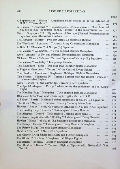 The Royal Air Force Year Book 1938; Leonard Bridgman 1938 1st edition hardback