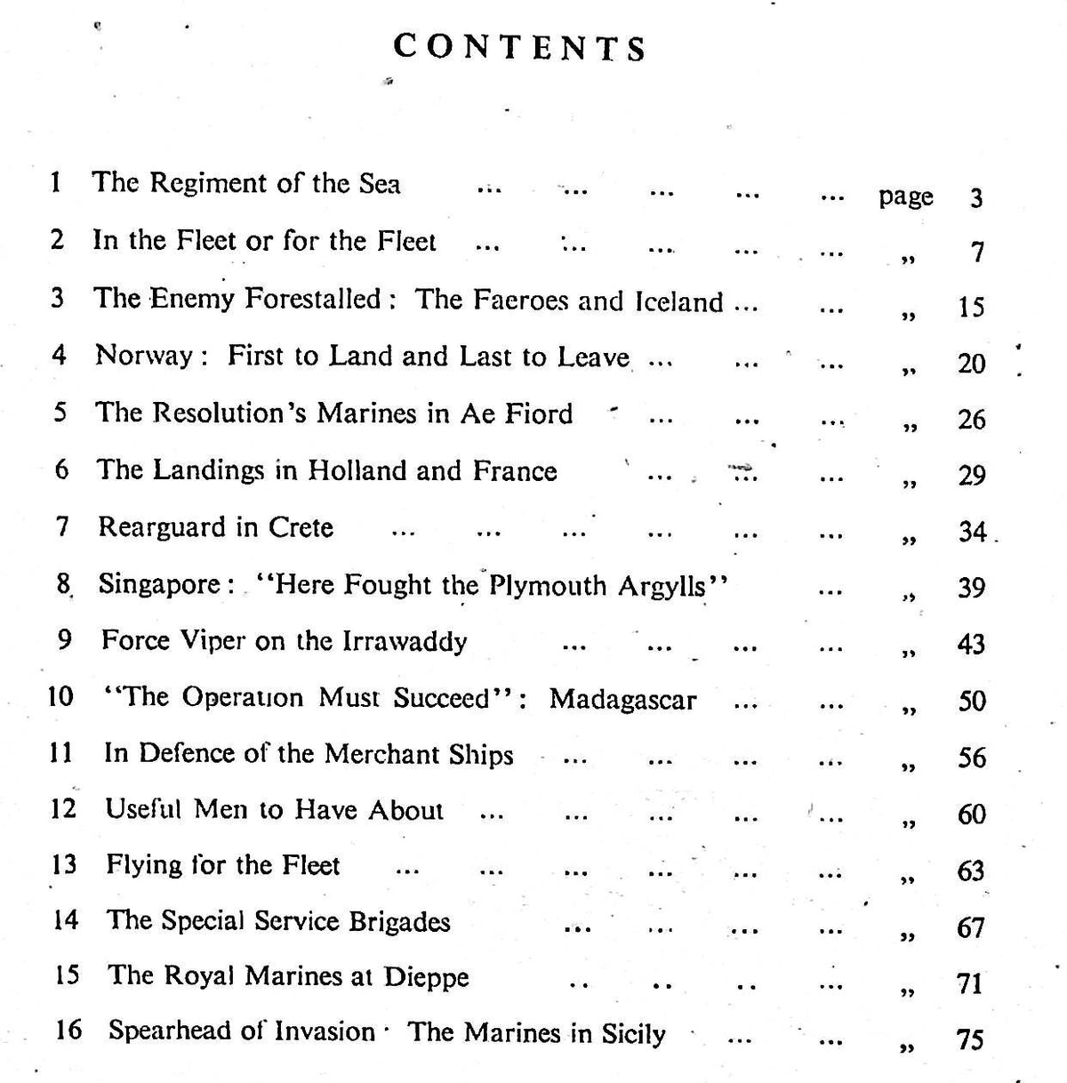 The Royal Marines, Official Account of their Achievements 1939-1943: Acceptable Condition