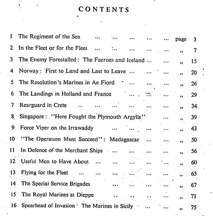 The Royal Marines, Official Account of their Achievements 1939-1943: Acceptable Condition