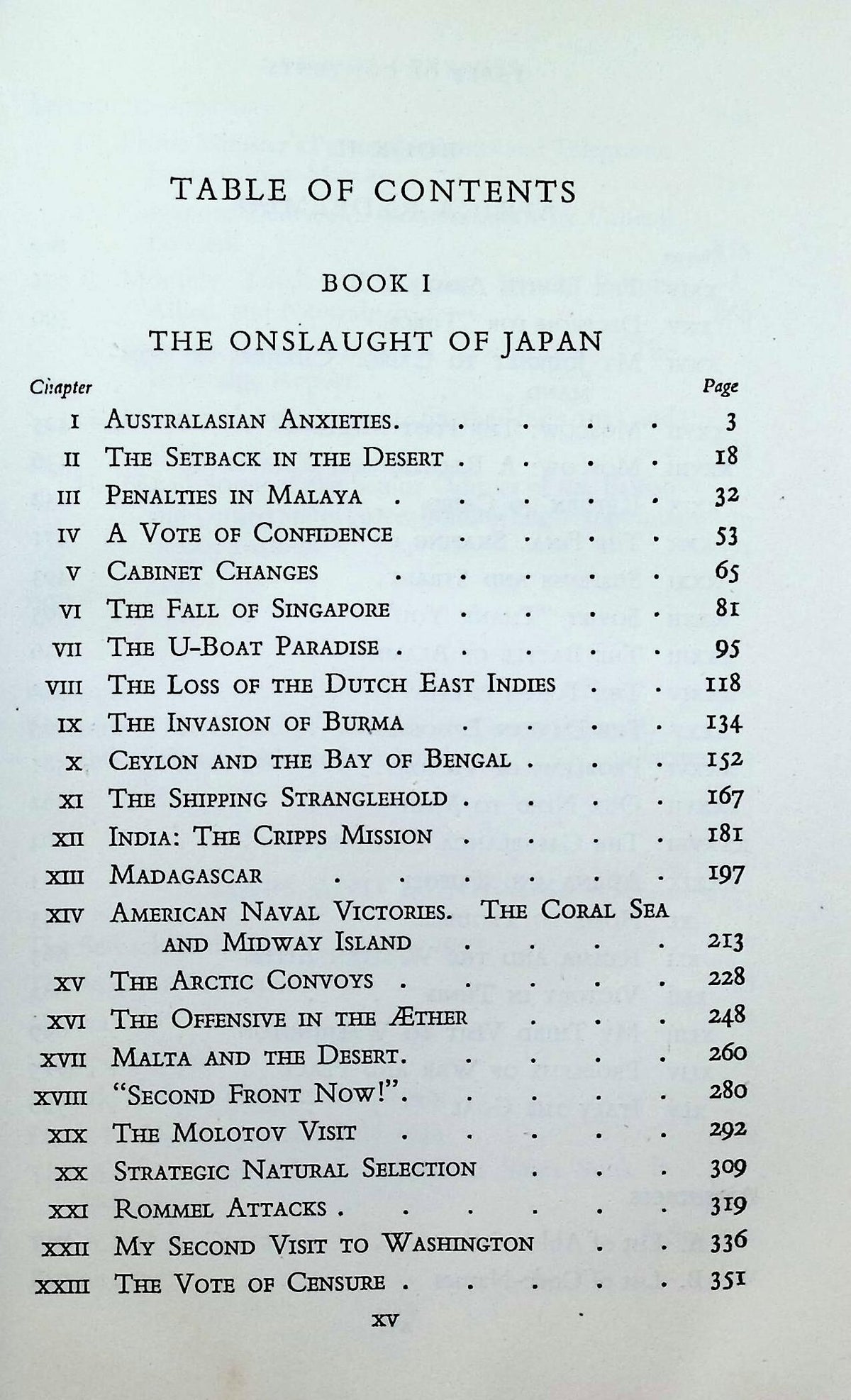 The Second World War Volumes I to V by Winston Churchill: 1948 Hardback Set