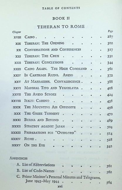 The Second World War Volumes I to V by Winston Churchill: 1948 Hardback Set