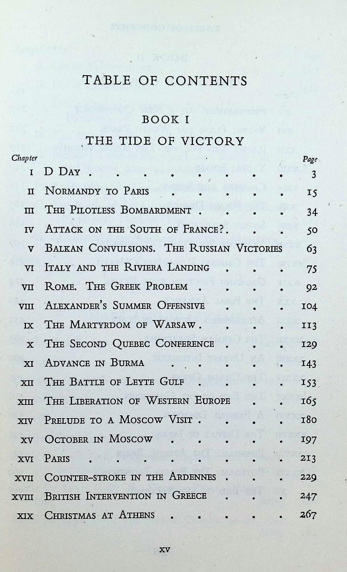 The Second World War Volumes I to V by Winston Churchill: 1948 Hardback Set