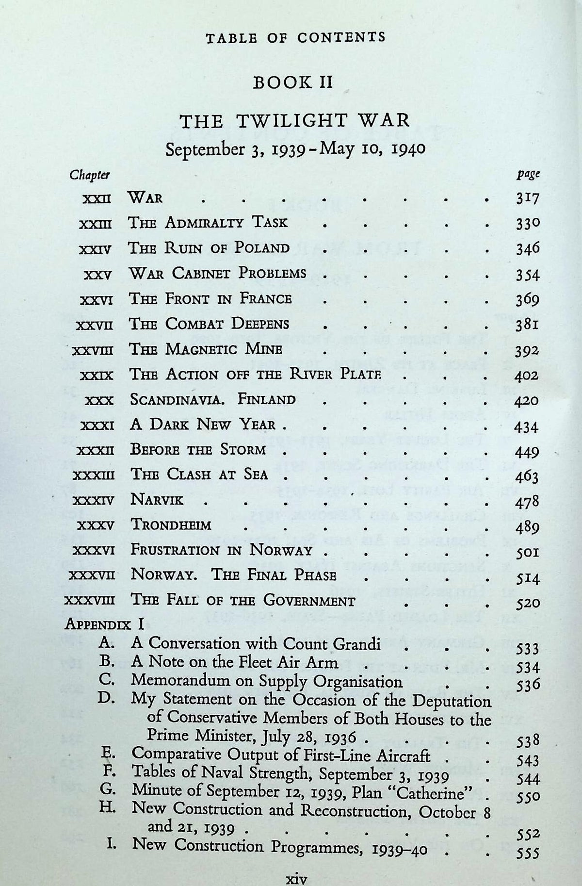 The Second World War Volumes I to V by Winston Churchill: 1948 Hardback Set
