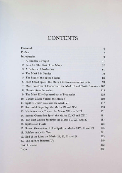 The Spitfire Story: Alfred Price 1982 1st edition hardback