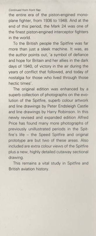 The Spitfire Story by Alfred Price: NEW 1995 Revised Edition Hardback