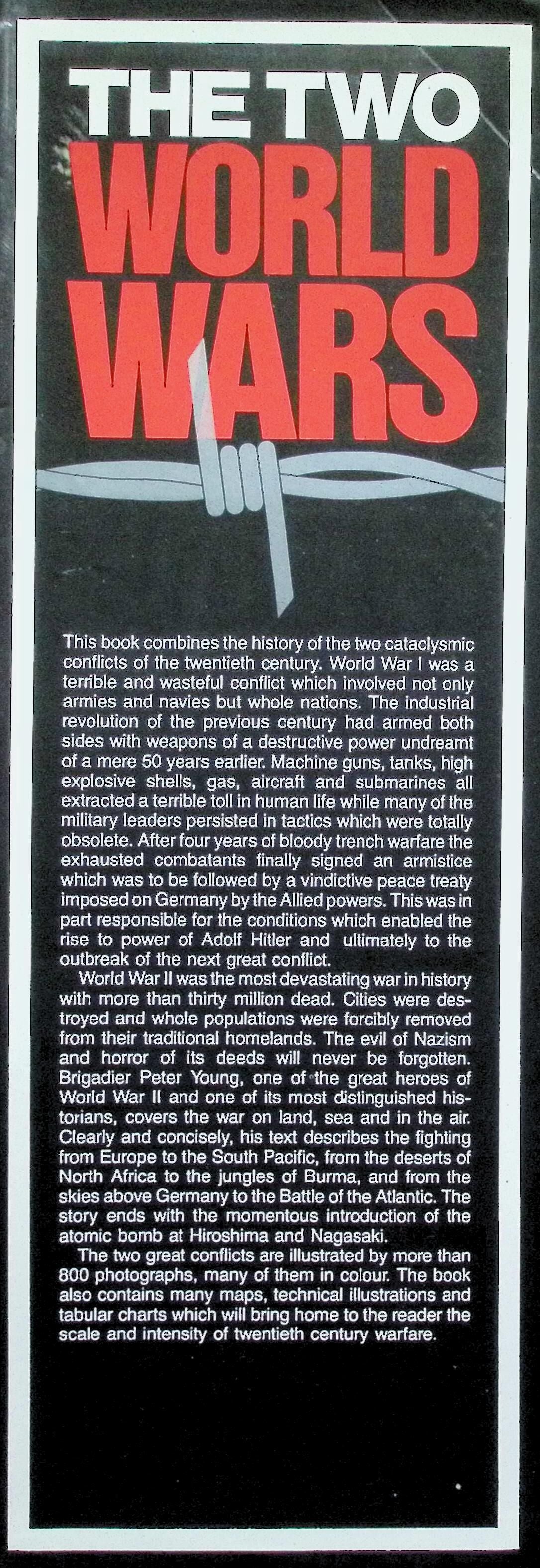 The Two World Wars by Susanne Everett & Peter Young: NEW 1982 First Edition Hardback