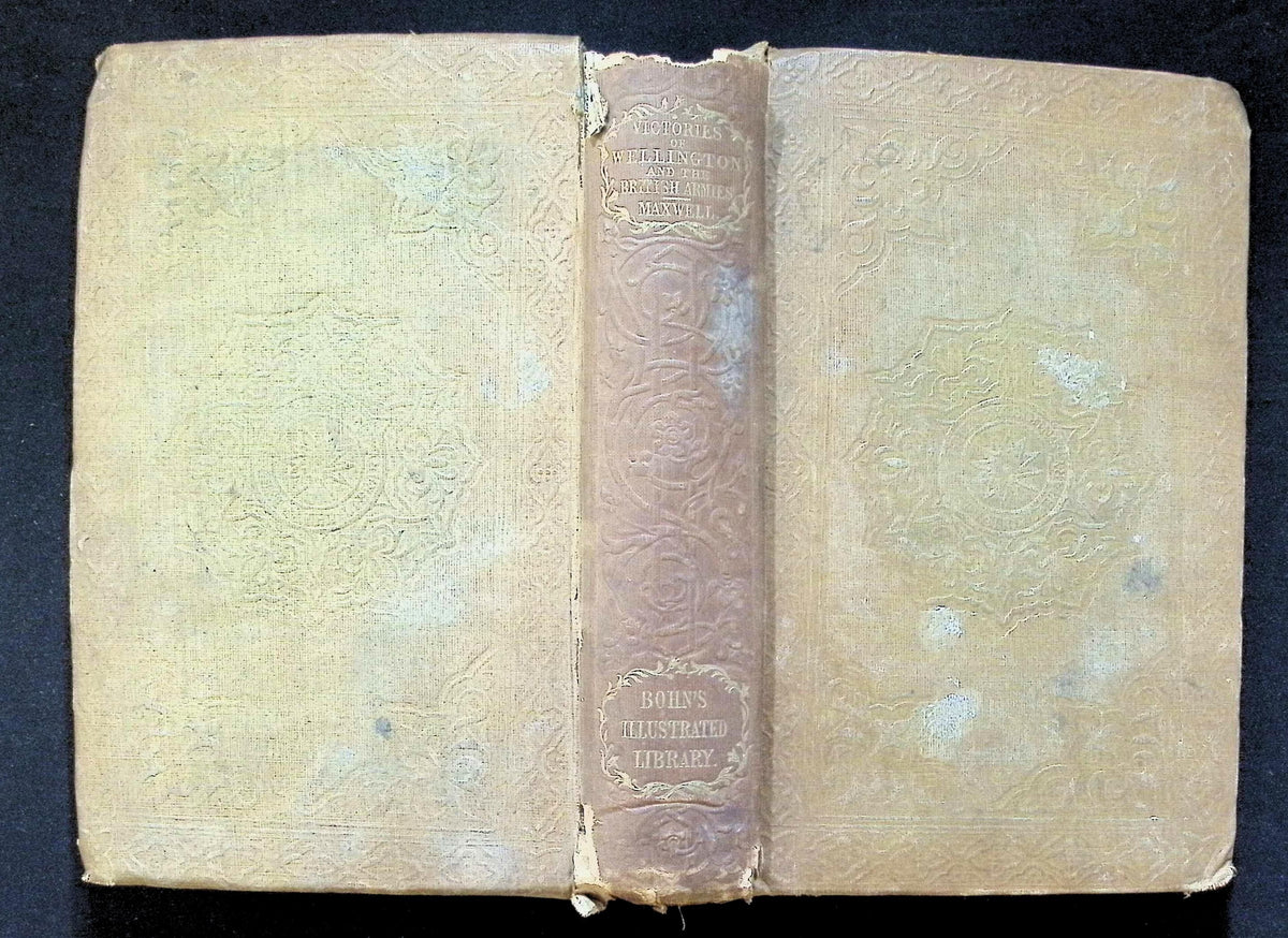 The Victories of The british Amies by William Maxwell: 1852 First Edition Hardback
