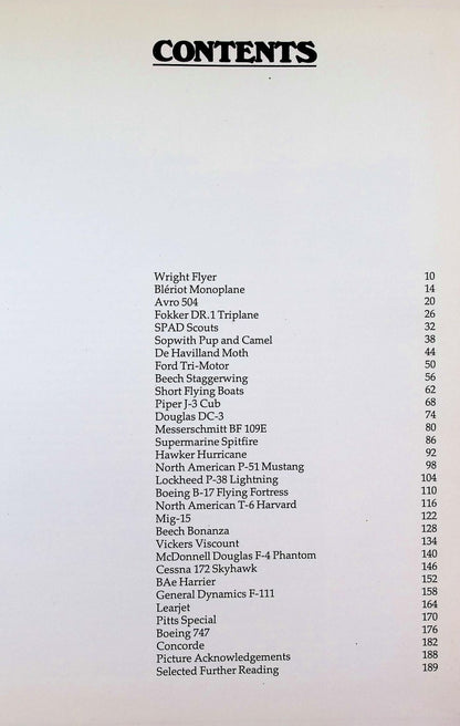The World's Classic Aircraft: Mike Jerram 1984 Hardback Very Good
