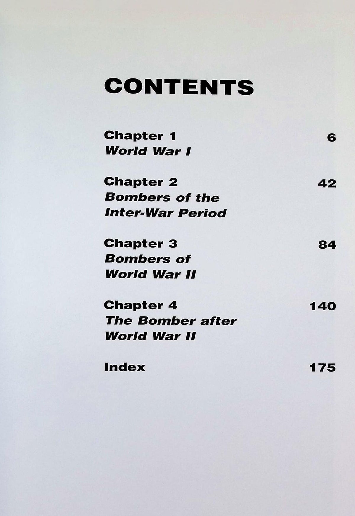 The World's Great Bombers: 2005 hardback