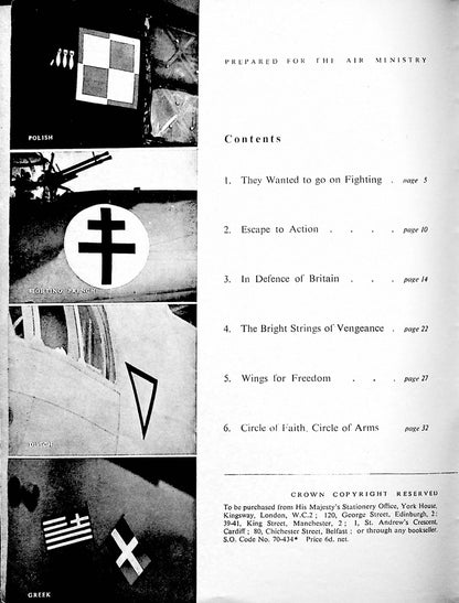 There's Freedom in the Air: Fliers from the Occupied Countries fight with the RAF: 1944 sb