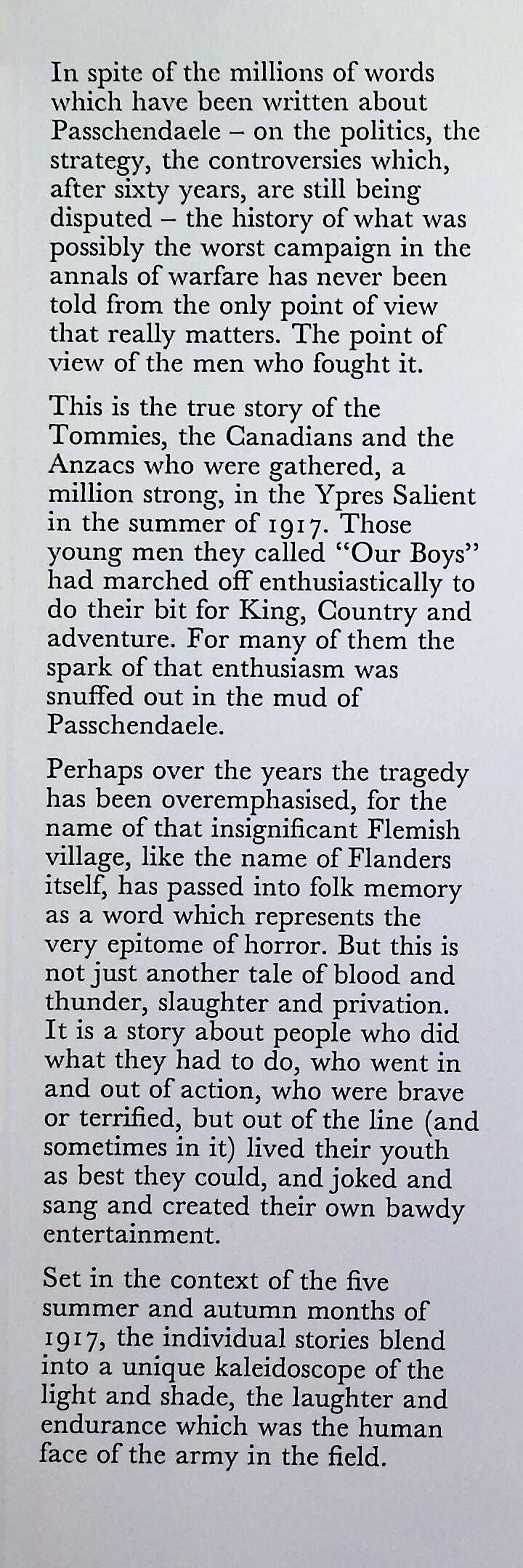 They Called it Passchendaele by Lyn Macdonald: NEW 1979 Hardback