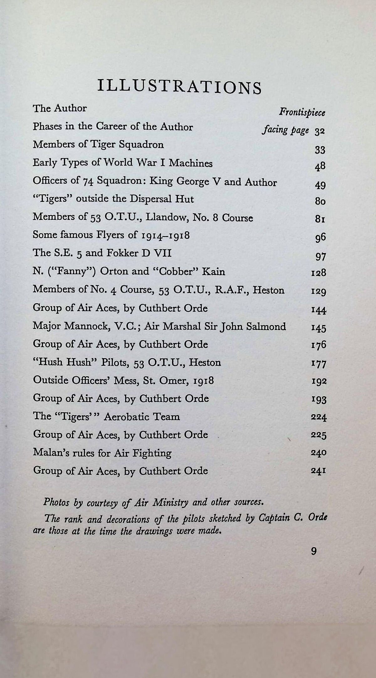 Tiger Squadron: Wing Commander IRA Jones DSO, MC, DFC, MM 1954 1st edition hardback