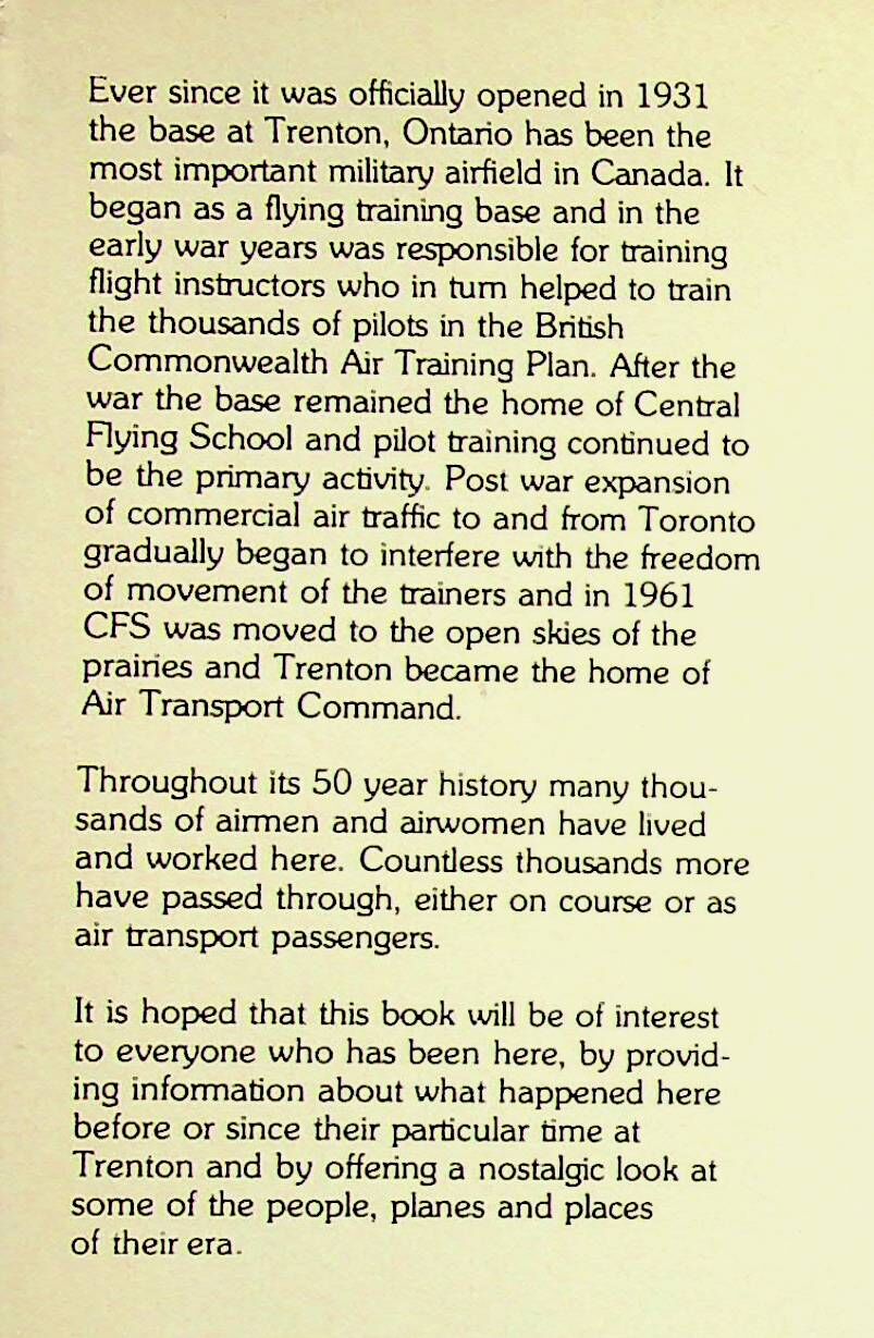 Trenton 50 Years of Air Force: 1981 1st Edition Hardback