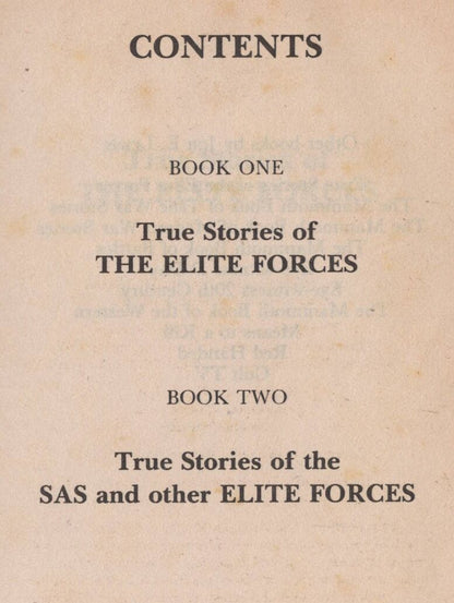 True Stories From The SAS and Elite Forces Edited by Jon E Lewis: 1996 Paperback