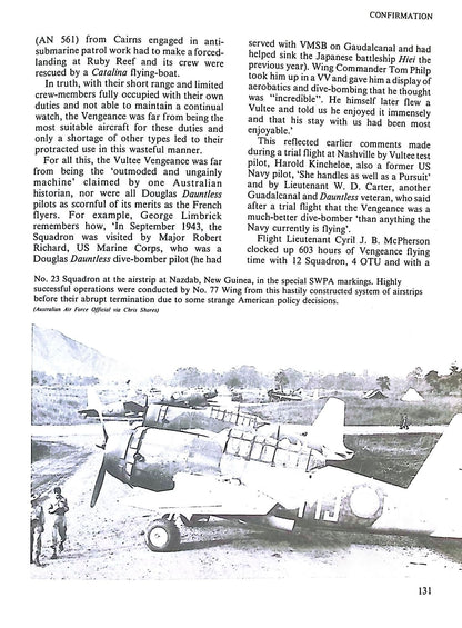 Vengeance: The Vultee Vengeance Dive Bomber by Peter C Smith: 1986 Hardback