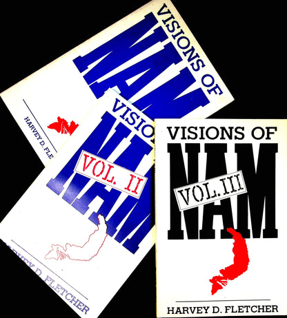Visions of Nam Parts I,II & III by Harvey D,Fletcher: New Signed Set of Books of War Poems
