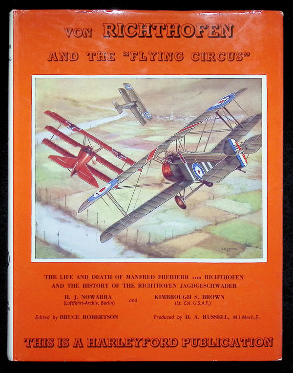 Von Richthofen and The Flying Circus by HJ Nowarra & KS Brown: 1959 Hardback
