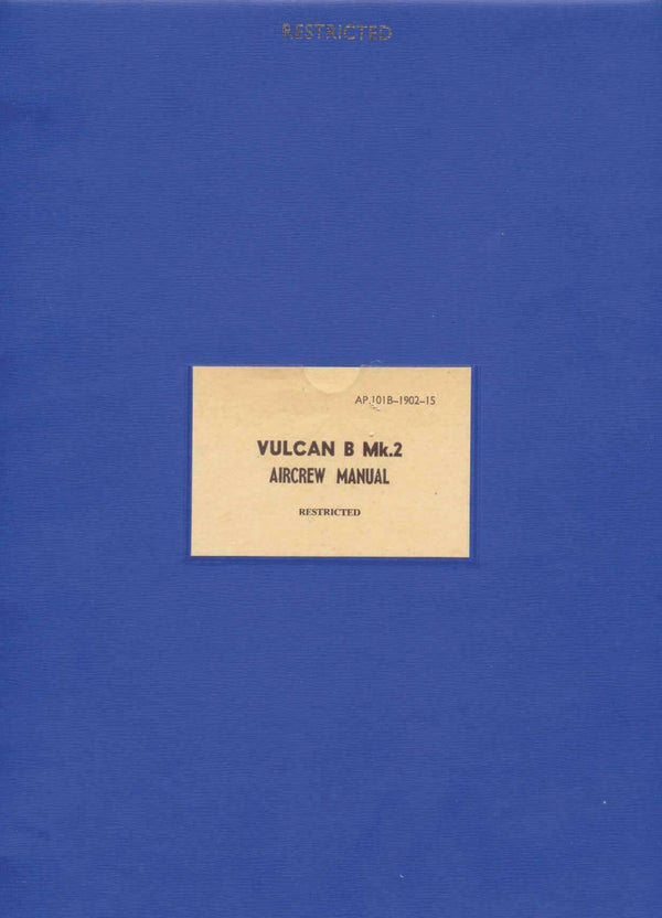 VULCAN B.2A CREW MANUAL ADDED-VALUE DIGITAL DOWNLOAD incl. MULTI-PAGE INFO PACK & CUTAWAY