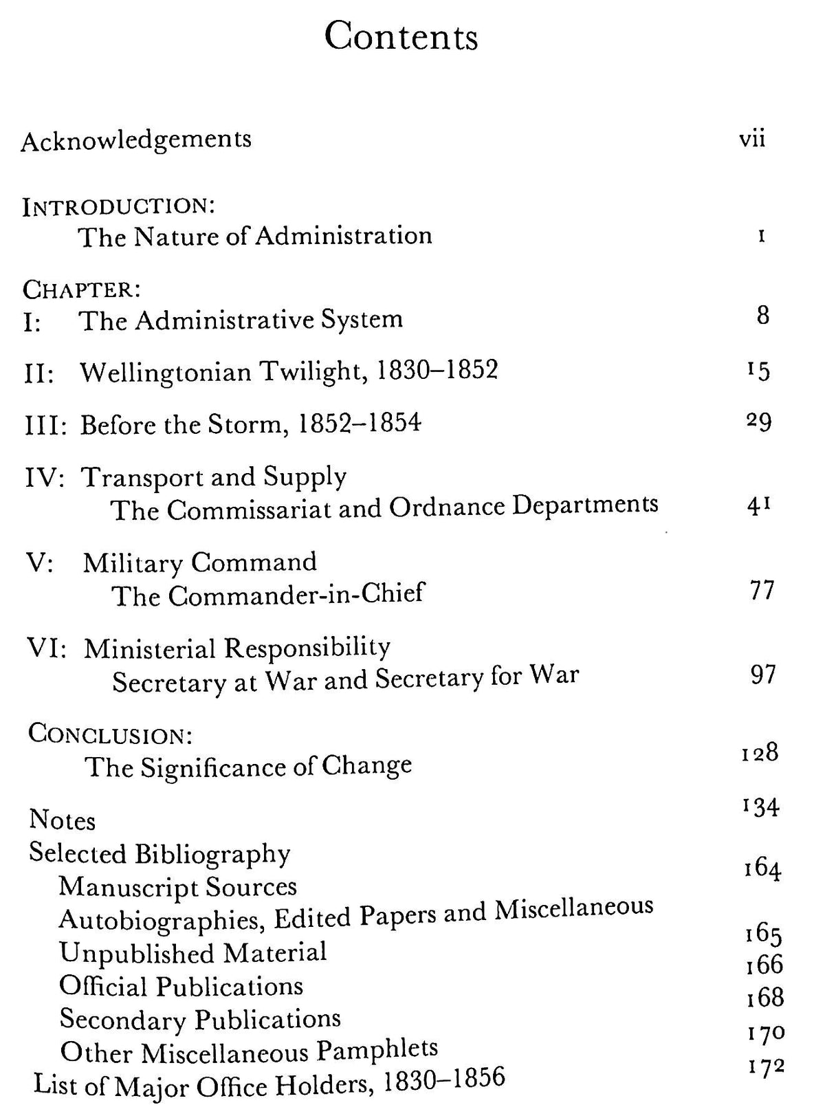 War and Administration by John Sweetman: NEW 1984 1st Edition Hardback