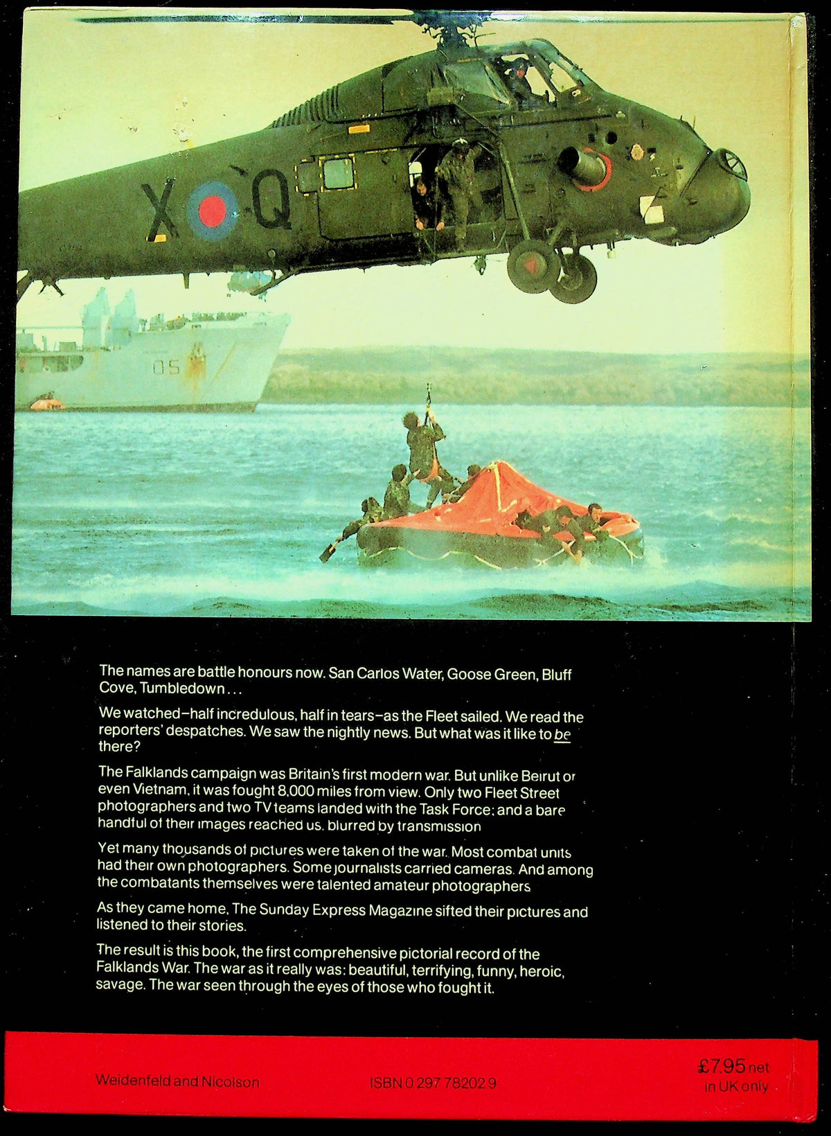 War in the Falklands: Sunday Express 1982 Full Colour Photohistory Hardback