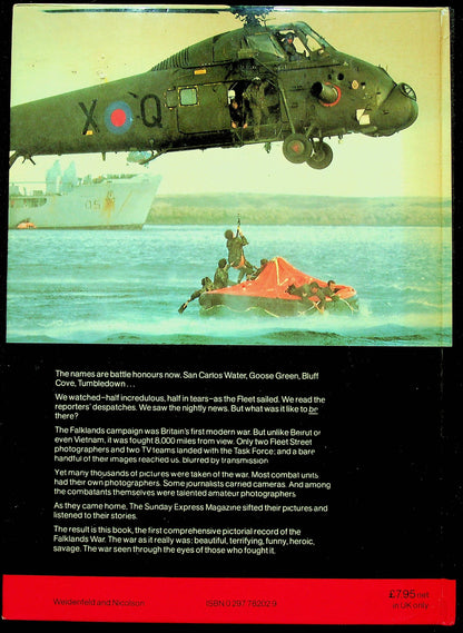 War in the Falklands: Sunday Express 1982 Full Colour Photohistory Hardback