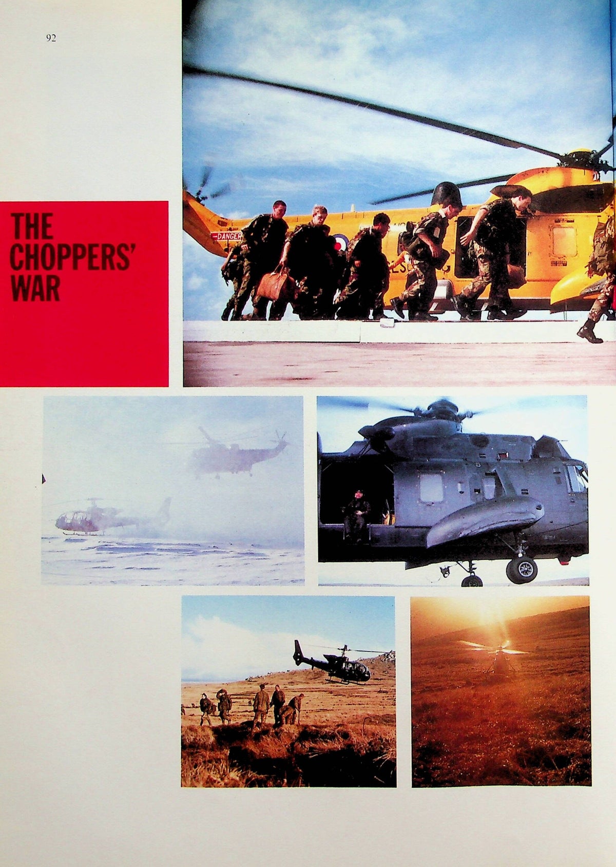 War in the Falklands: Sunday Express 1982 Full Colour Photohistory Hardback
