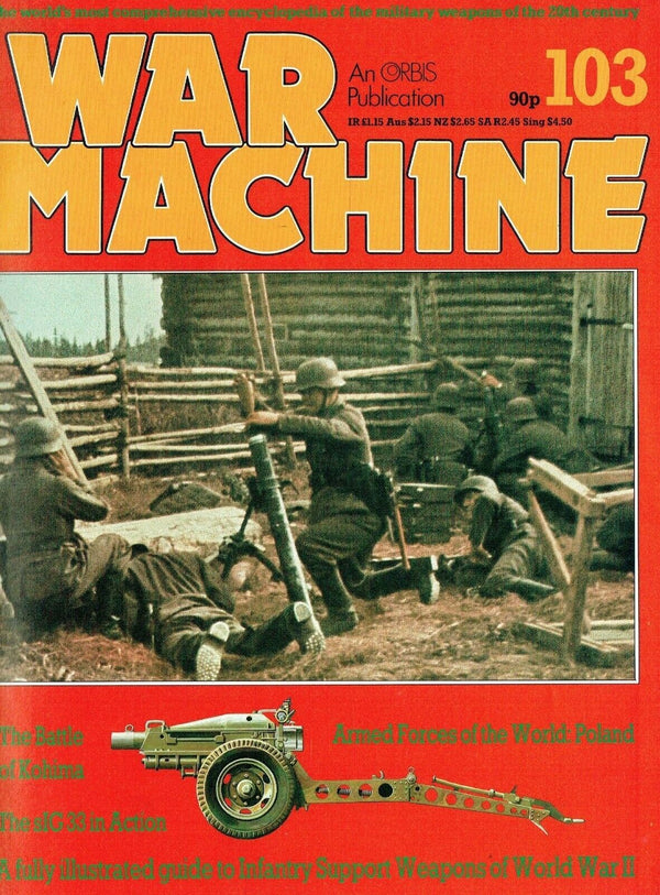 War Machine #103: WWII Infantry Support Weapons/ 15-cm SIG 33 Howitzer/ Download