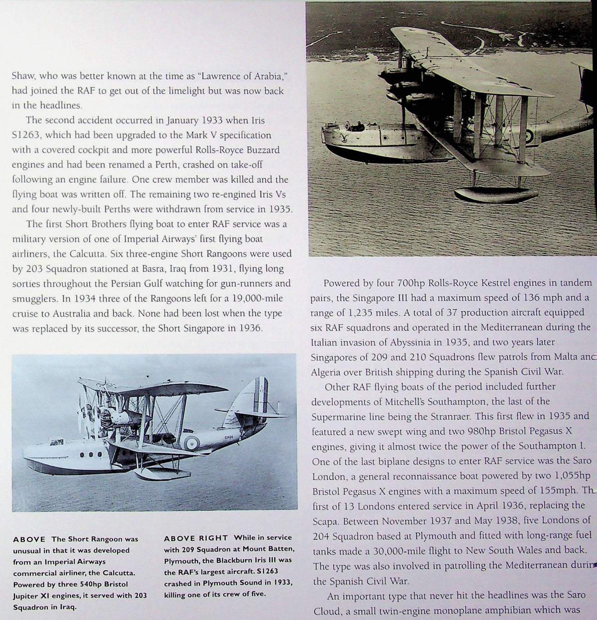 Wings Over The Water - Flying Boats & Amphibians of the last Century: 2003 Greenwich Edn.