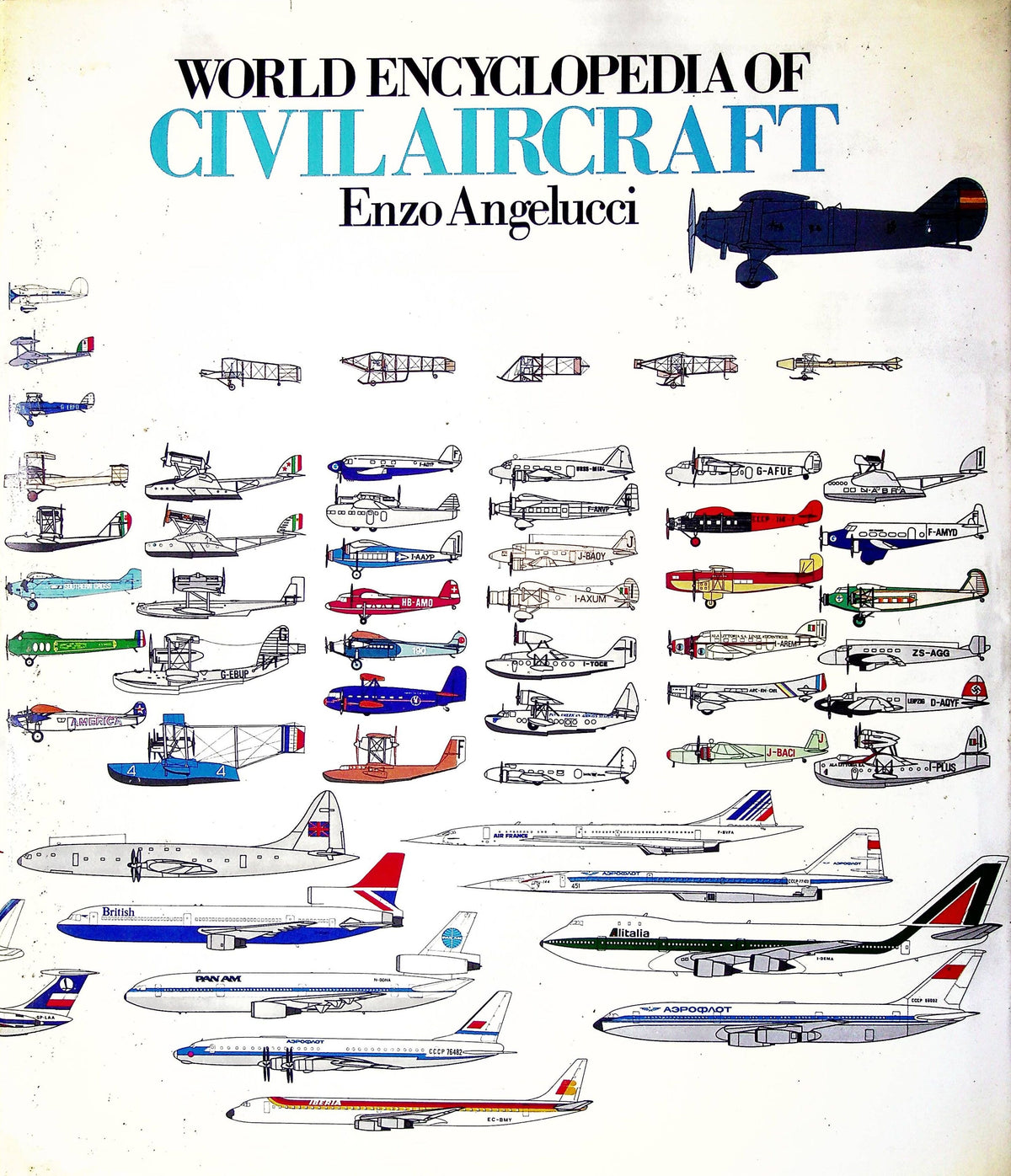 World Encyclopedia of Civil Aircraft: Enzo Angelucci 1984 Very Good