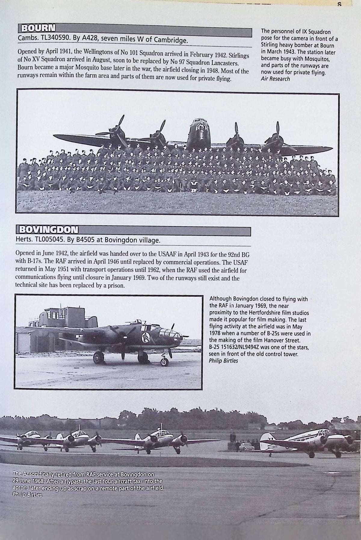 World War 2 Airfields by Philip Birtles: NEW 2000 Hardback