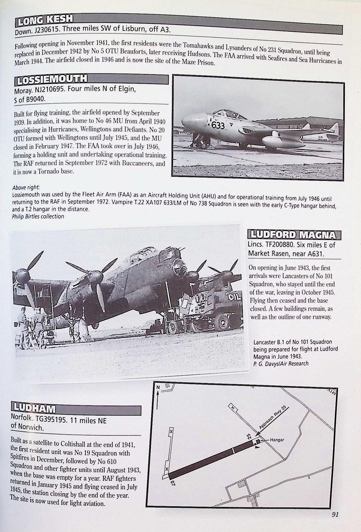 World War 2 Airfields by Philip Birtles: NEW 2000 Hardback