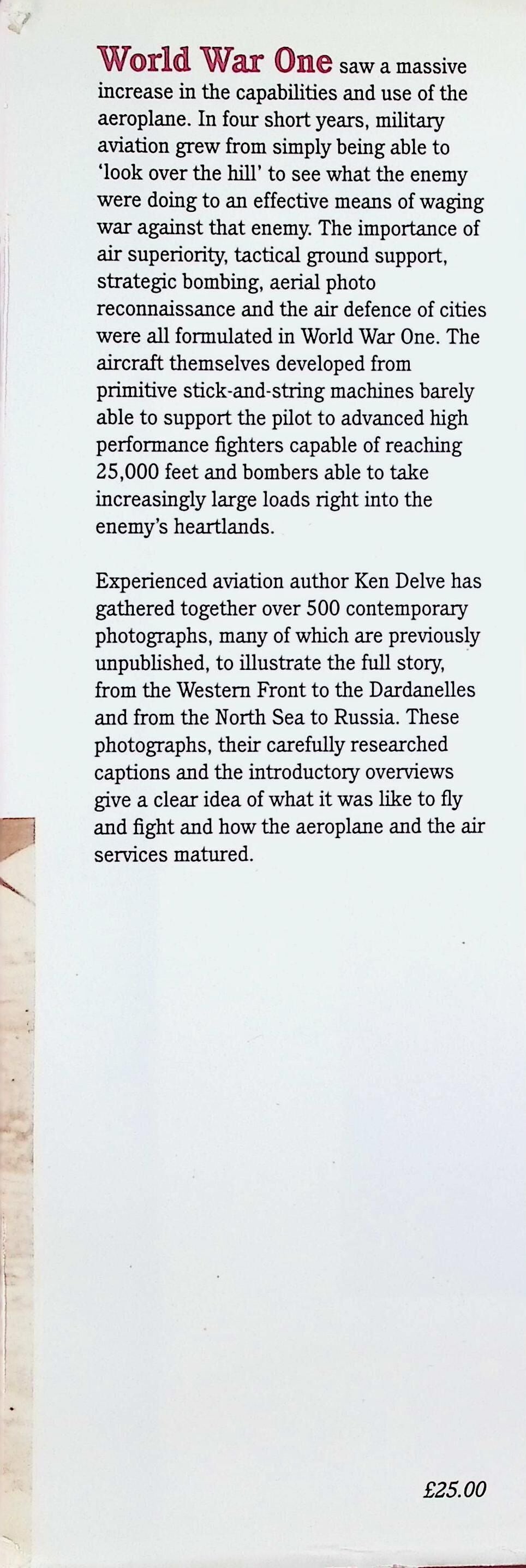 World War One in the Air by Ken Delve: NEW 1997 First Edition Hardback