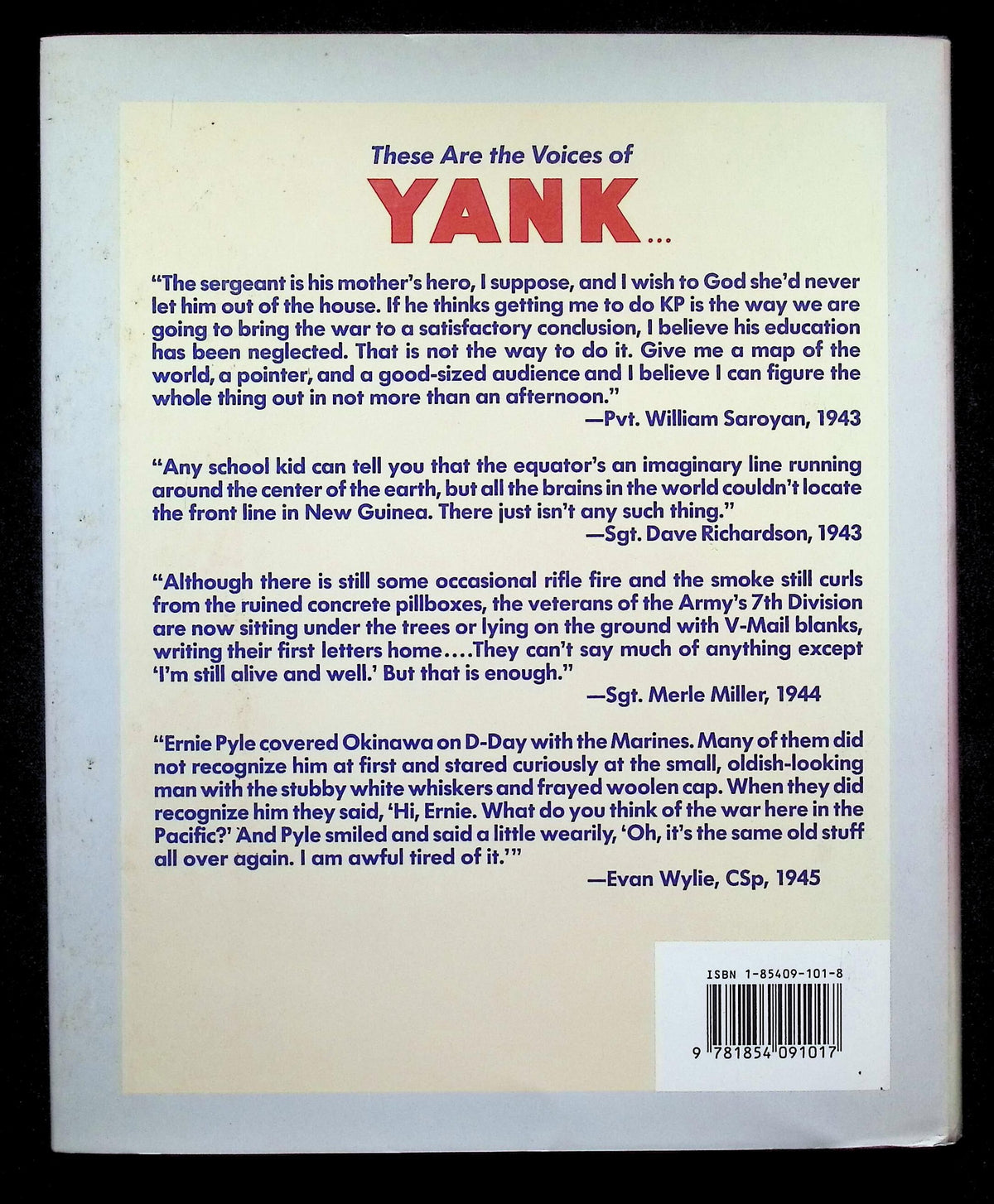 Yank; The Army Weekly by Steve Kluger: NEW 1991 Hardback