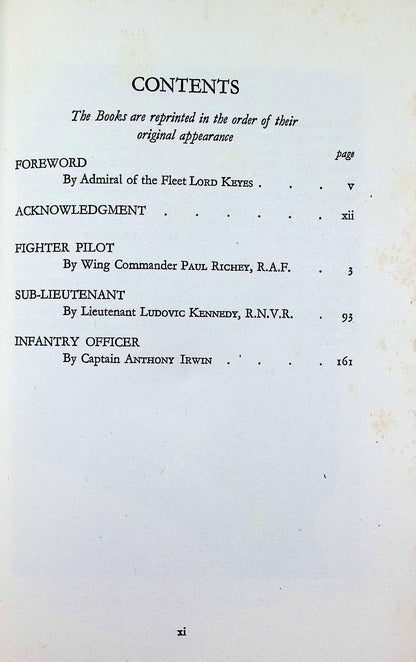 Youth at War: P Richey, L Kennedy, A Irwin 1944 1st edition hardback